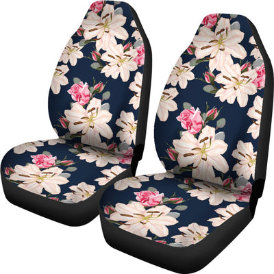 Lily Pattern Print Design LY04 Universal Fit Car Seat Covers-JorJune