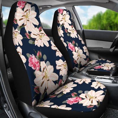 Lily Pattern Print Design LY04 Universal Fit Car Seat Covers-JorJune