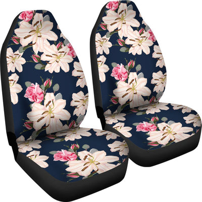 Lily Pattern Print Design LY04 Universal Fit Car Seat Covers-JorJune