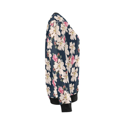 Lily Pattern Print Design LY04 Women Long Sleeve Sweatshirt-JorJune