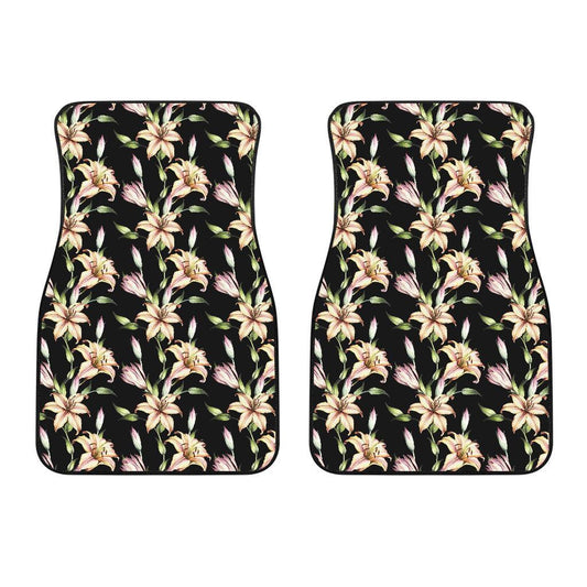 Lily Pattern Print Design LY05 Car Floor Mats-JORJUNE.COM