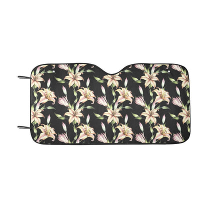 Lily Pattern Print Design LY05 Car Sun Shade-JorJune