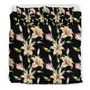 Lily Pattern Print Design LY05 Duvet Cover Bedding Set-JORJUNE.COM