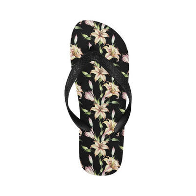 Lily Pattern Print Design LY05 Flip Flops-JorJune