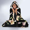 Lily Pattern Print Design LY05 Hooded Blanket-JORJUNE.COM