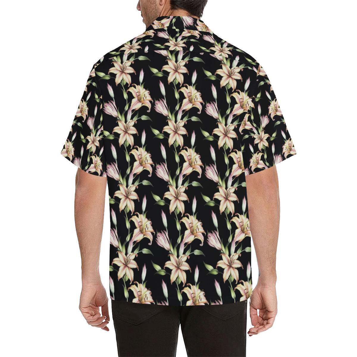 Lily Pattern Print Design LY05 Men Hawaiian Shirt-JorJune