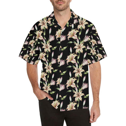 Lily Pattern Print Design LY05 Men Hawaiian Shirt-JorJune