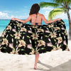 Lily Pattern Print Design LY05 Sarong Pareo Wrap-JORJUNE.COM