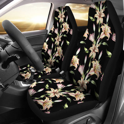 Lily Pattern Print Design LY05 Universal Fit Car Seat Covers-JorJune