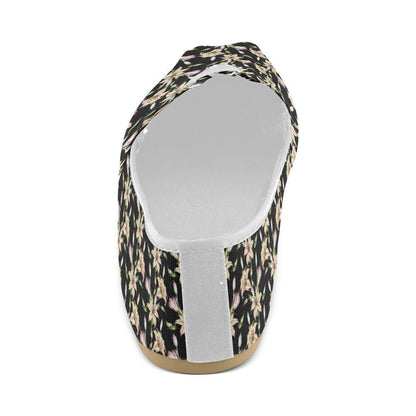 Lily Pattern Print Design LY05 Women Casual Shoes-JorJune.com