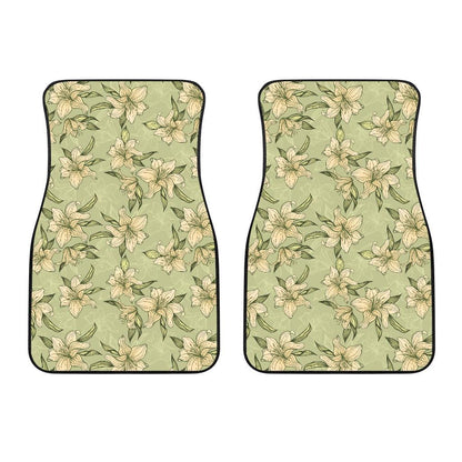 Lily Pattern Print Design LY06 Car Floor Mats-JORJUNE.COM