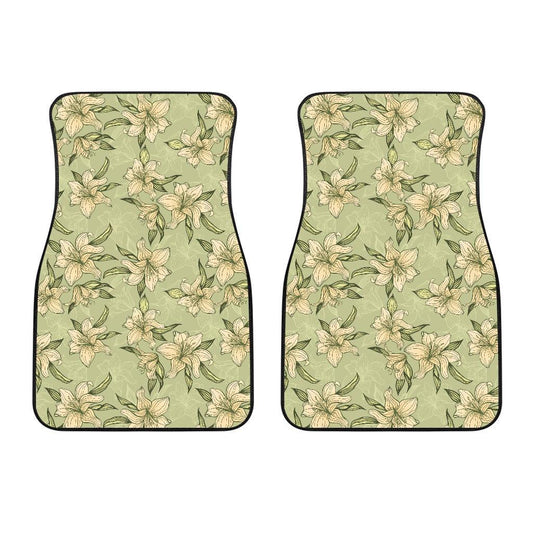 Lily Pattern Print Design LY06 Car Floor Mats-JORJUNE.COM