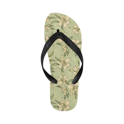 Lily Pattern Print Design LY06 Flip Flops-JorJune