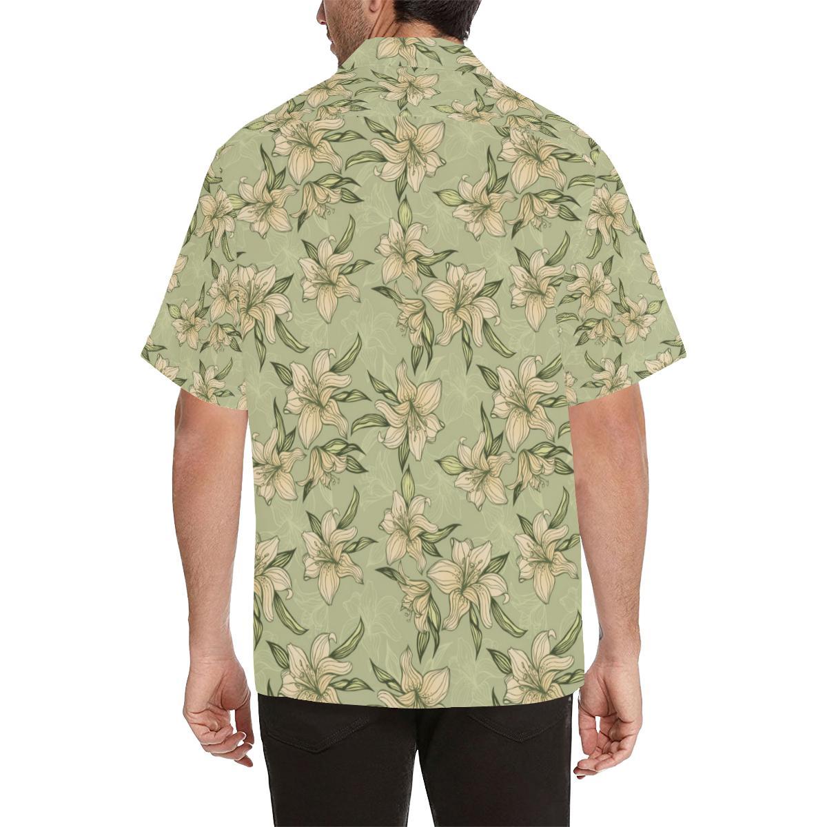 Lily Pattern Print Design LY06 Men Hawaiian Shirt-JorJune