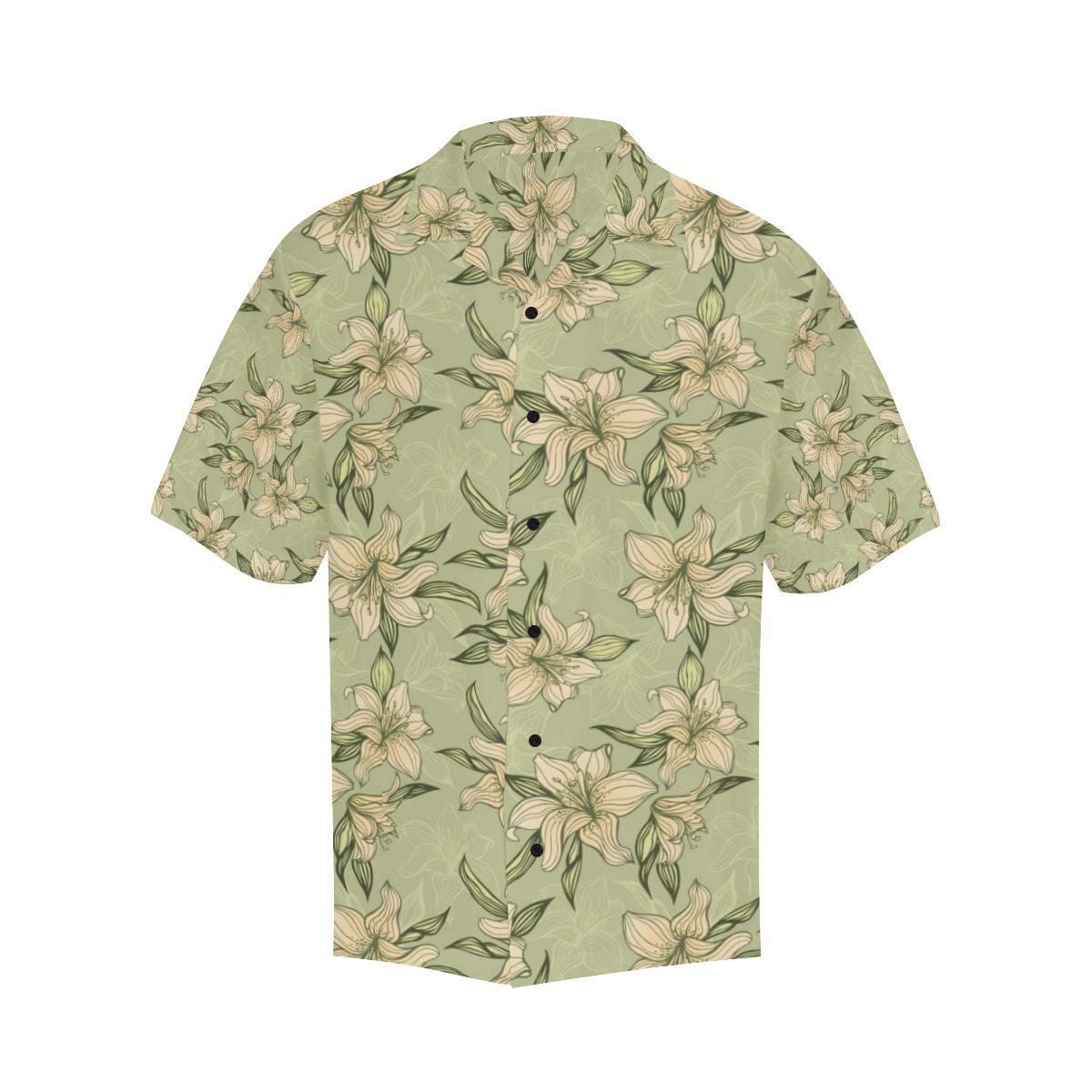 Lily Pattern Print Design LY06 Men Hawaiian Shirt-JorJune