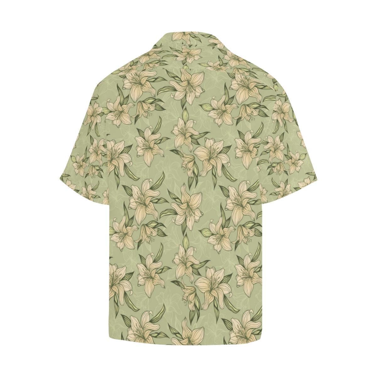 Lily Pattern Print Design LY06 Men Hawaiian Shirt-JorJune