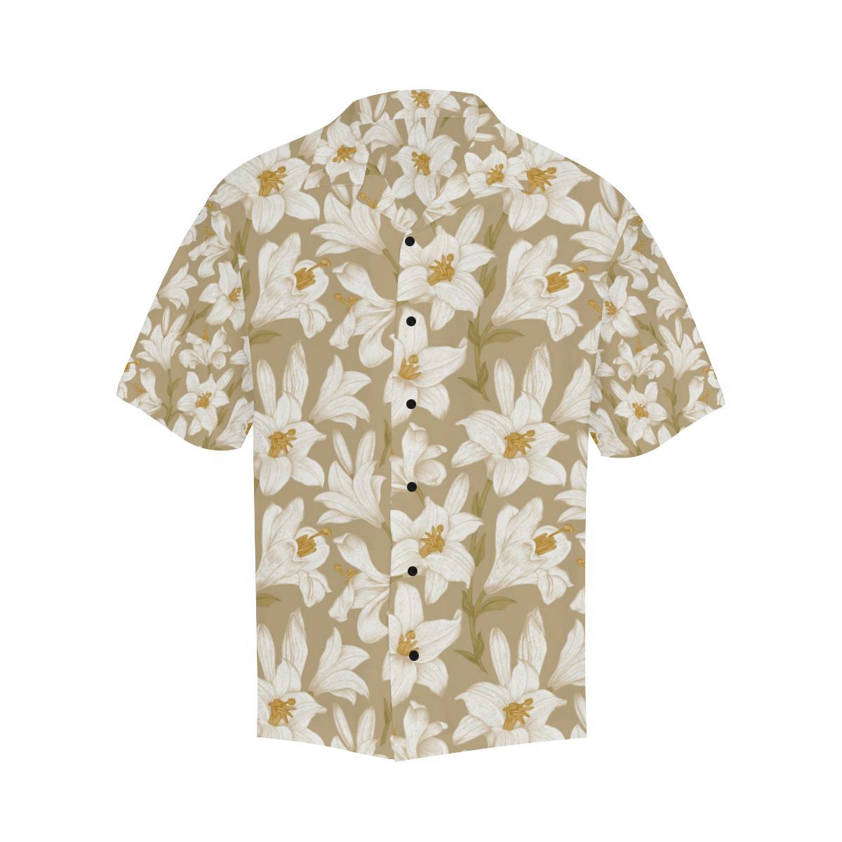 Lily Pattern Print Design LY07 Men Hawaiian Shirt-JorJune