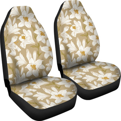 Lily Pattern Print Design LY07 Universal Fit Car Seat Covers-JorJune