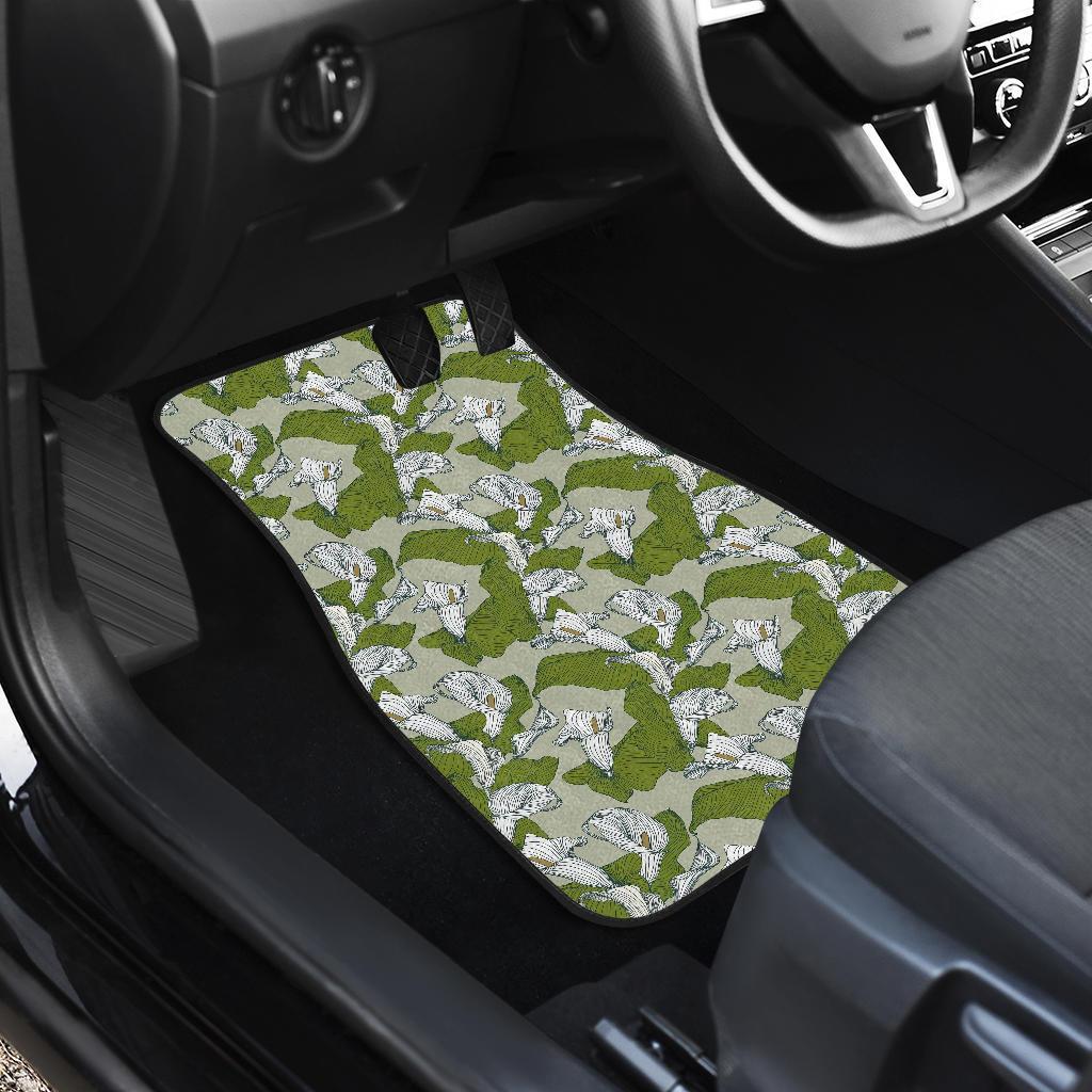 Lily Pattern Print Design LY08 Car Floor Mats-JORJUNE.COM