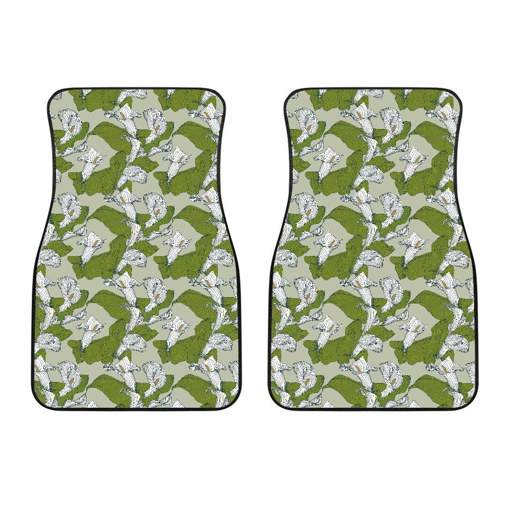 Lily Pattern Print Design LY08 Car Floor Mats-JORJUNE.COM