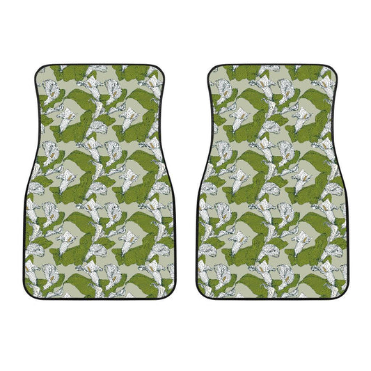 Lily Pattern Print Design LY08 Car Floor Mats-JORJUNE.COM