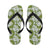 Lily Pattern Print Design LY08 Flip Flops-JorJune