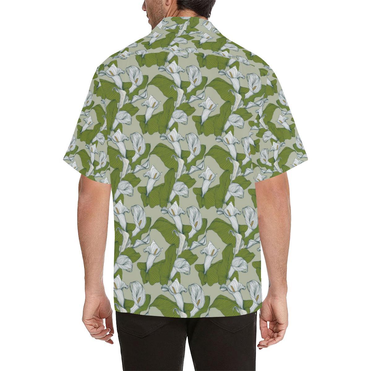 Lily Pattern Print Design LY08 Men Hawaiian Shirt-JorJune