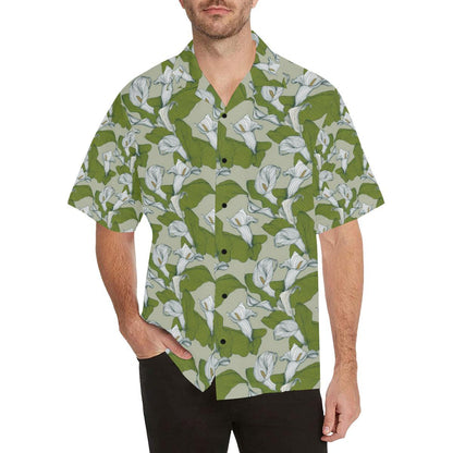 Lily Pattern Print Design LY08 Men Hawaiian Shirt-JorJune