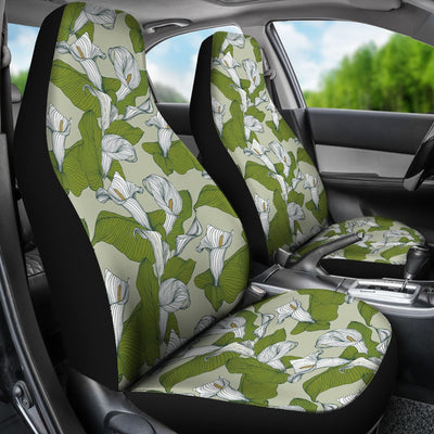 Lily Pattern Print Design LY08 Universal Fit Car Seat Covers-JorJune