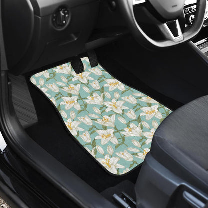 Lily Pattern Print Design LY09 Car Floor Mats-JORJUNE.COM