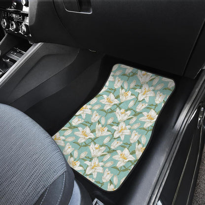 Lily Pattern Print Design LY09 Car Floor Mats-JORJUNE.COM