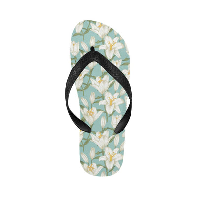 Lily Pattern Print Design LY09 Flip Flops-JorJune