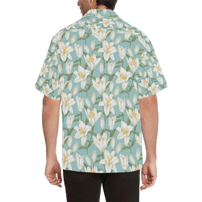 Lily Pattern Print Design LY09 Men Hawaiian Shirt-JorJune