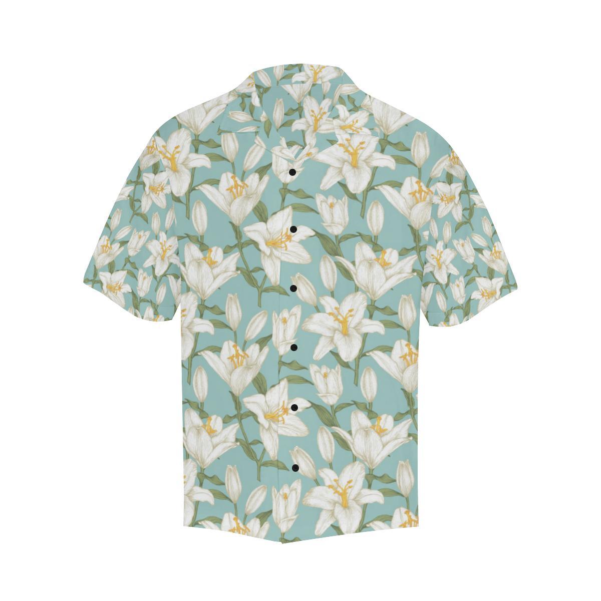 Lily Pattern Print Design LY09 Men Hawaiian Shirt-JorJune