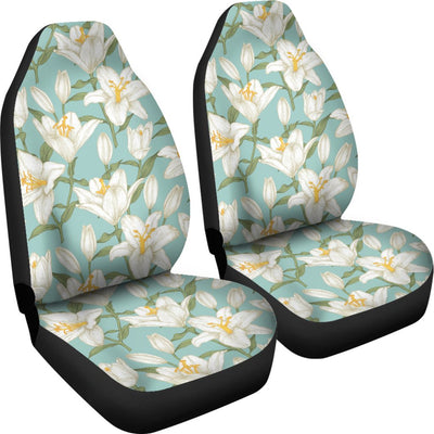 Lily Pattern Print Design LY09 Universal Fit Car Seat Covers-JorJune