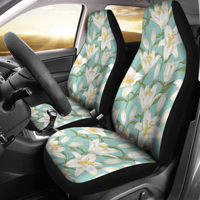 Lily Pattern Print Design LY09 Universal Fit Car Seat Covers-JorJune