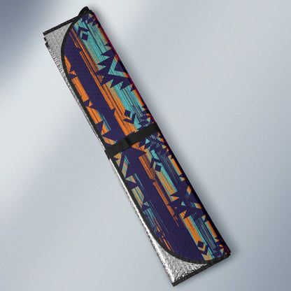 Line Tribal Aztec Car Sun Shade-JorJune