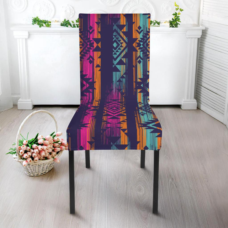 Line Tribal Aztec Dining Chair Slipcover-JORJUNE.COM