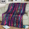 Line Tribal Aztec Fleece Blanket