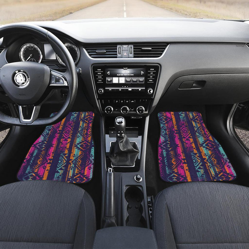 Line Tribal Aztec Front and Back Car Floor Mats