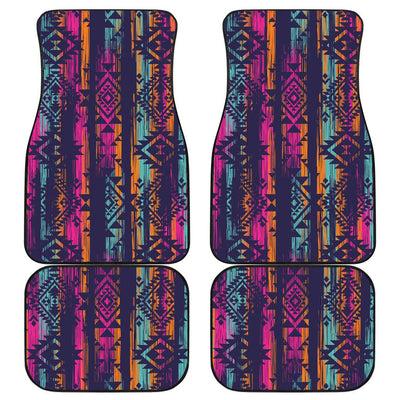 Line Tribal Aztec Front and Back Car Floor Mats