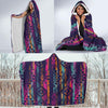 Line Tribal Aztec Hooded Blanket-JORJUNE.COM