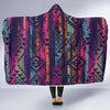 Line Tribal Aztec Hooded Blanket-JORJUNE.COM