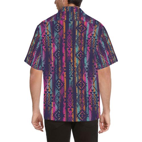 Line Tribal Aztec Men Hawaiian Shirt
