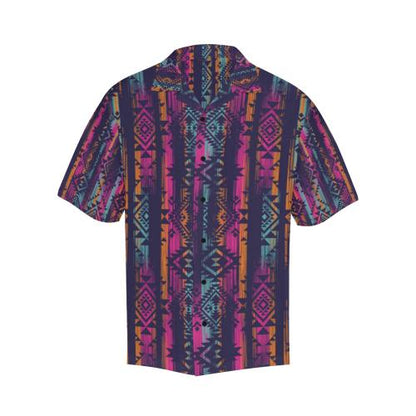Line Tribal Aztec Men Hawaiian Shirt