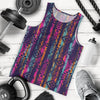 Line Tribal Aztec Men Tank Top