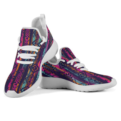 Line Tribal Aztec Mesh Knit Sneakers Shoes