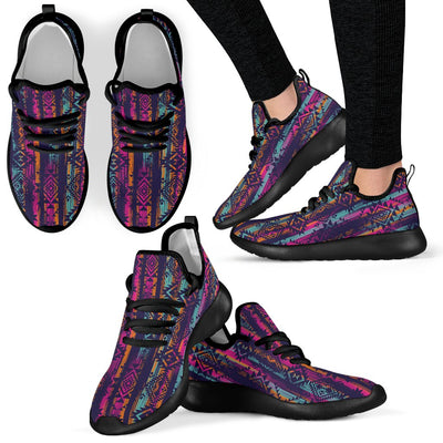 Line Tribal Aztec Mesh Knit Sneakers Shoes