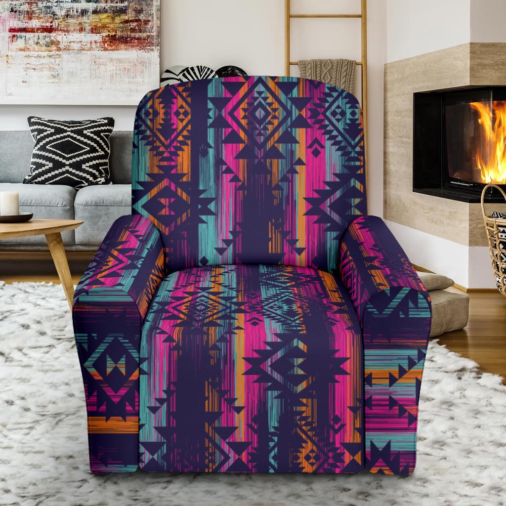 Line Tribal Aztec Recliner Slipcover-JORJUNE.COM