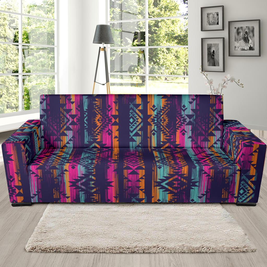 Line Tribal Aztec Sofa Slipcover-JORJUNE.COM